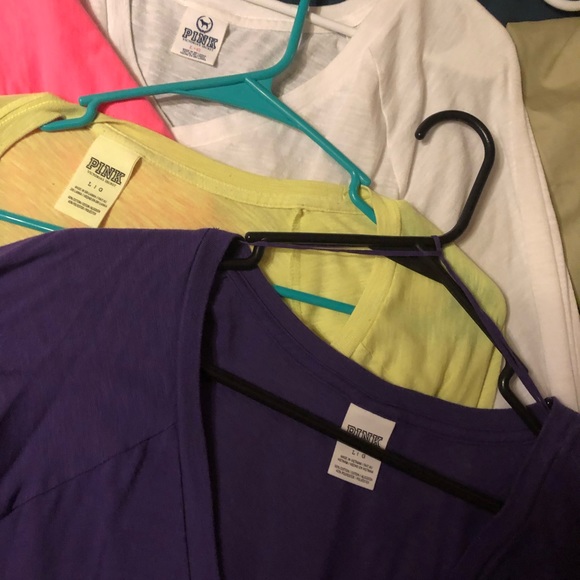 Authentic pink Victoria Secret long sleeve shirts - Picture 2 of 8